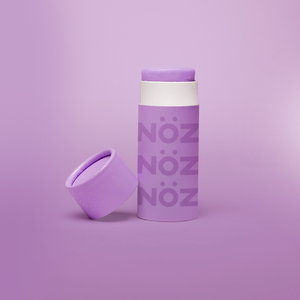 The color purple in NOZ sunscreen