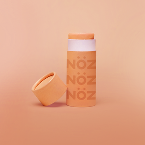 The color orange in NOZ sunscreen